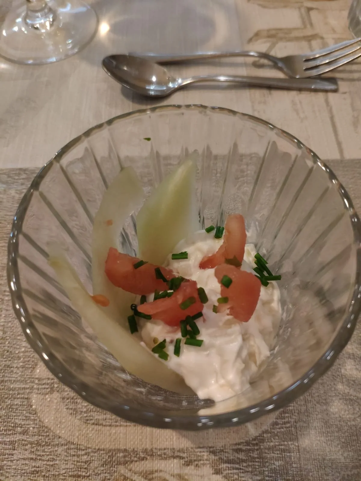 Voorbeeld van Cocktail van venkelmousse