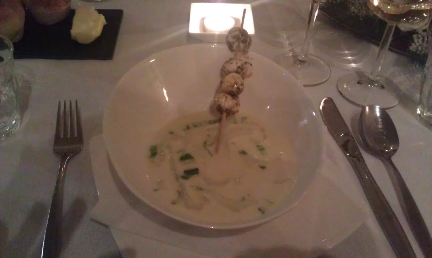 Voorbeeld van Green curry soep met mosselen