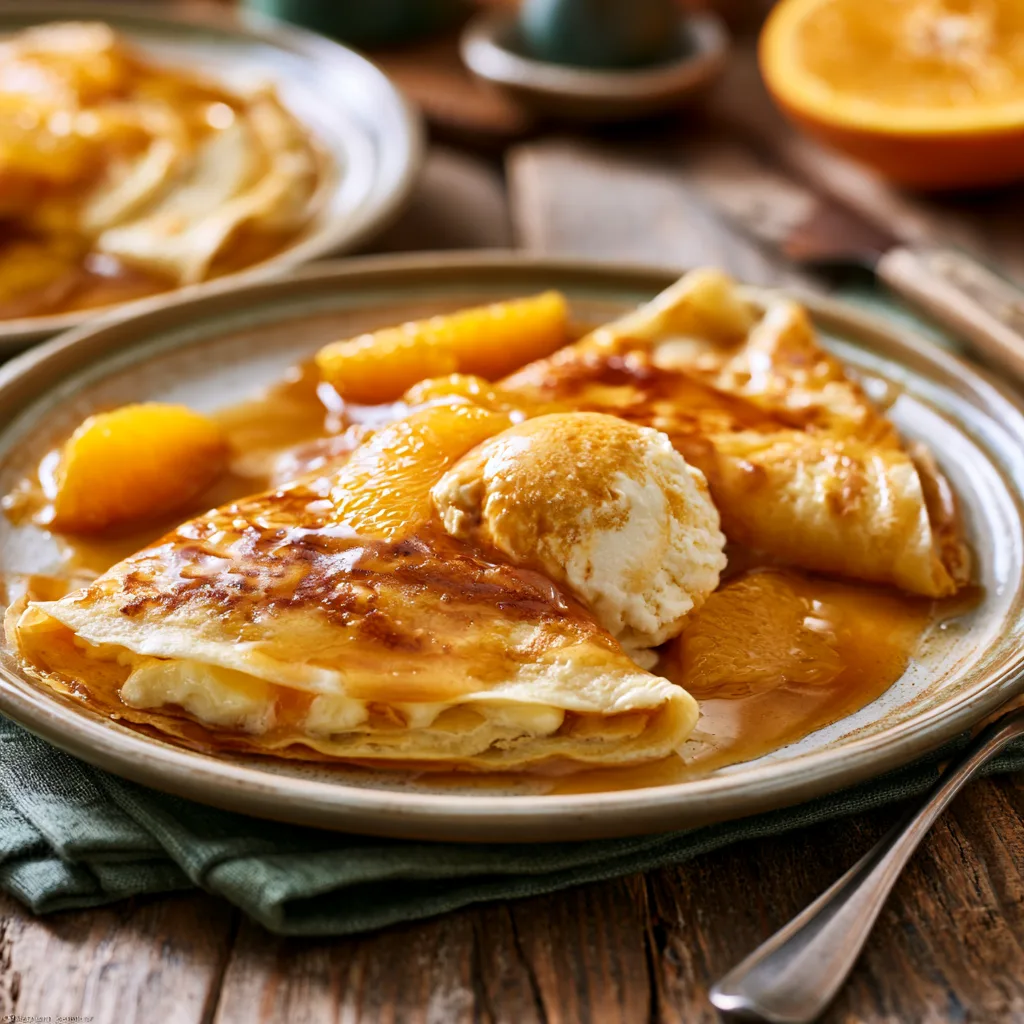 Voorbeeld van Crêpe Suzette