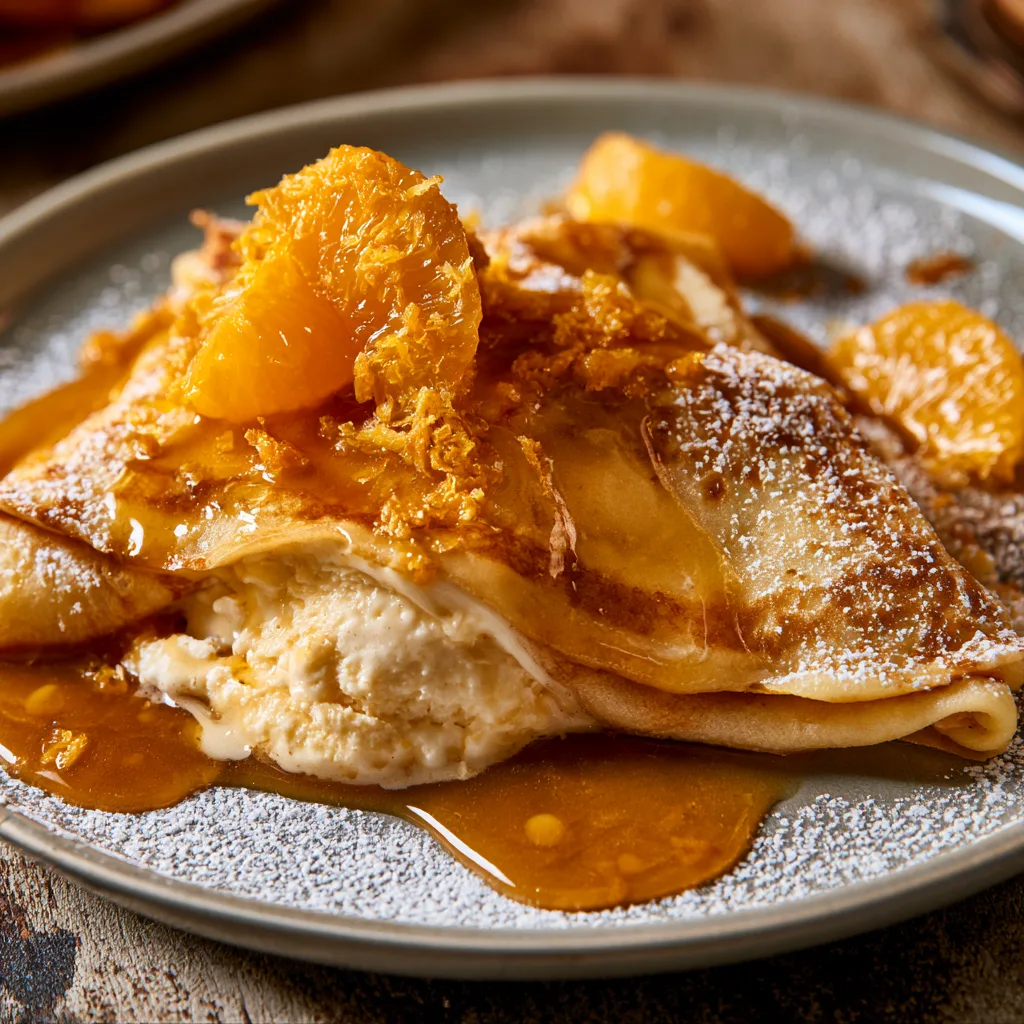 Voorbeeld van Crêpes Suzette