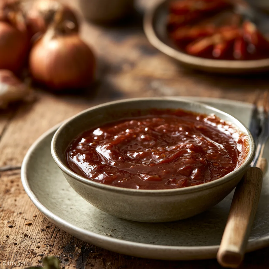Voorbeeld van BBQ saus