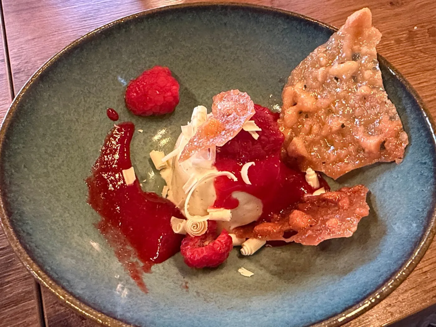 Voorbeeld van Yoghurt panna cotta met frambozen