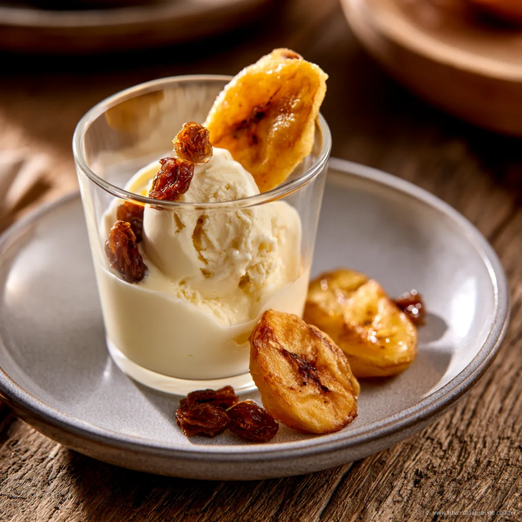 Voorbeeld van Panna cotta met ijs van boerenjongens