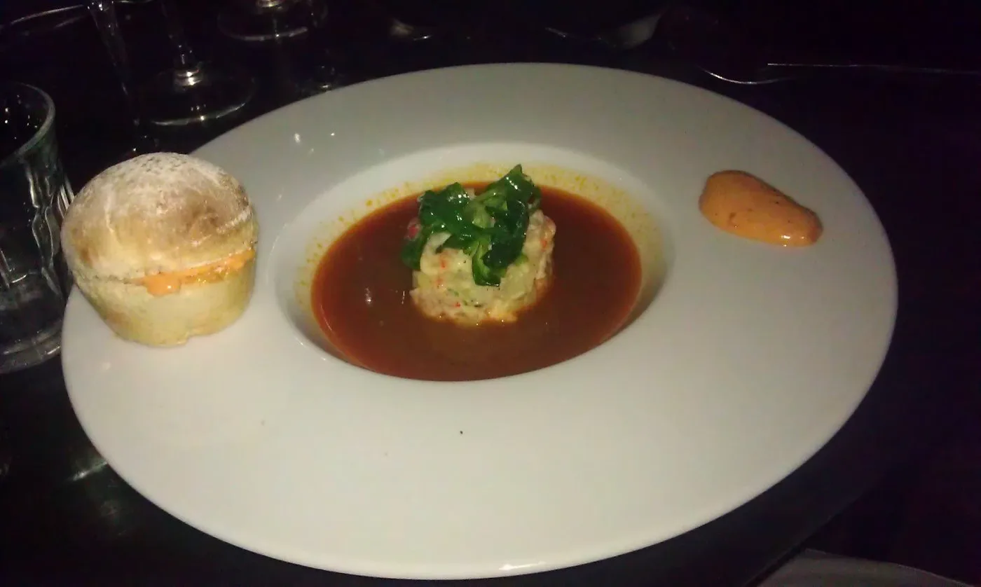 Voorbeeld van Bisque met rouille