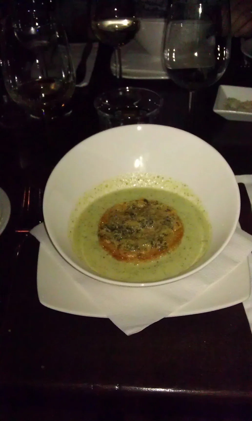 Voorbeeld van Broccoli soep met Stilton croutons