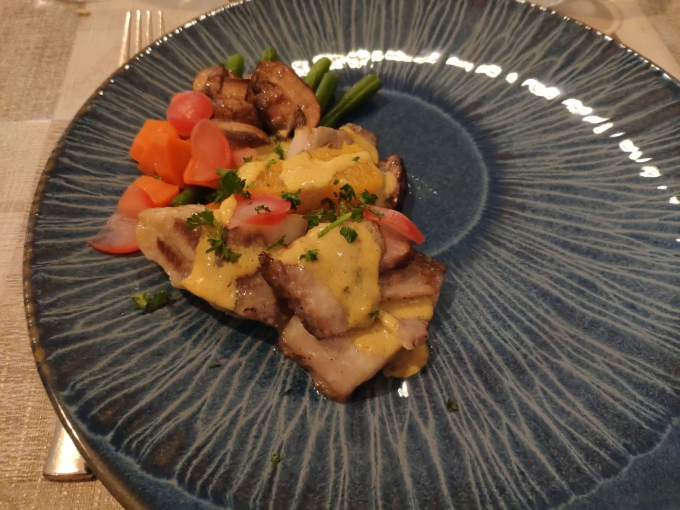 Voorbeeld van Eendenborst met sinaasappelsap en quinoa