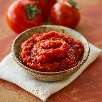 Foto van tomatenpuree
