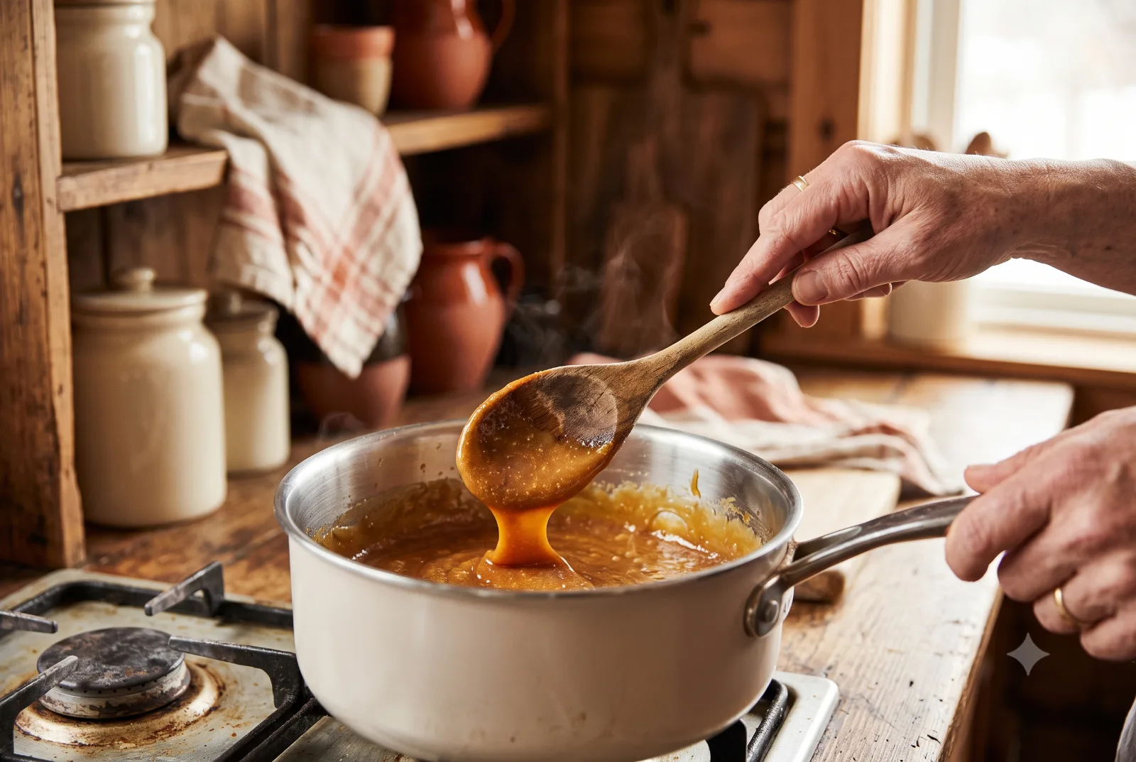 Foto bij karamel maken