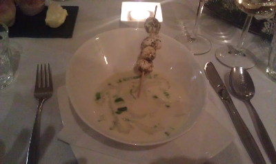 Voorbeeld van Green curry soep met mosselen
